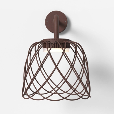 Aplique LED Nefer, IP44, corten