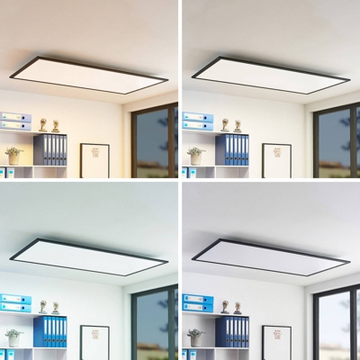 Lindby Nelios plafón LED, CCT 120 x 60 cm