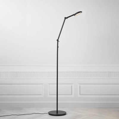 Lámpara de pie LED Bend con dimmer táctil, 1 luz