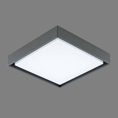 EVN Tectum plafón LED exterior angular 110 grados