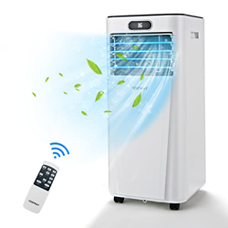 COSTWAY Aire Acondicionado Portátil, Climatizador 3 en 1 con Enfriamiento Deshumidificador y Ventilador, 9000 BTU, Temporizador 24 Horas y Pantalla LE en oferta