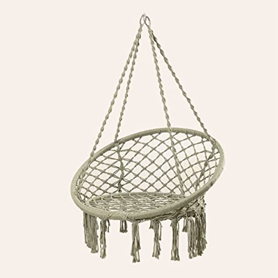 SKLUM Hamaca de Jardín Bahli Poliéster - Algodón Verde Salvia