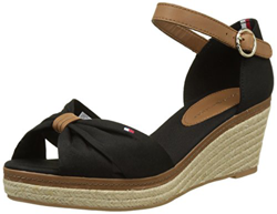 Tommy Hilfiger E1285lba 40d, Sandalias Punta Cerrada Mujer, Negro (Black 990), 37 EU características