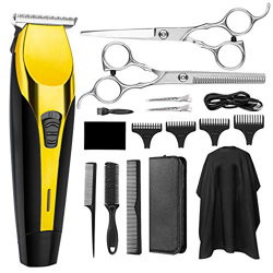 Gvoo Cortapelos Profesional,Cortadora de Pelo,Máquina para Cortar Pelo Recargable con Batería Litio,Motor Silencioso,Cuchilla Cerámica,Incluido Set de en oferta