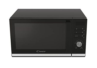 Candy New Timeless CMGA20TNDB, Microondas con Grill, 20L, 1250W, 6 Niveles de Potencia, Digital, 8 Funciones, Bloqueo Seguridad, Plato 25,5CM, Grill R
