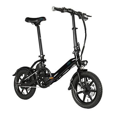 FIIDO D3 Pro Bicicleta eléctrica Plegable, Bicicleta eléctrica de aleación de Aluminio de Alta Resistencia con 3 Engranajes para Montar al Aire Libre 