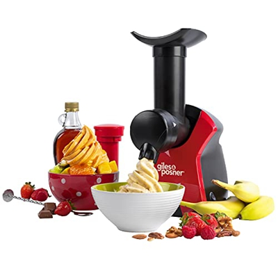 Aparato para preparar postres congelados EK4002VDEEU7 de Giles & Posner® con enchufe europeo | 250 W | Rápido y fácil de usar | Prepare deliciosos y s