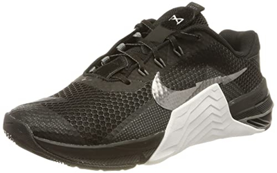 Nike W Metcon 7, Zapatillas de Gimnasio Mujer, Negro, Gris y Blanco, 39 EU