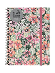 Finocam - Agenda 2022 2023 Espiral 18 Meses Semana Vista Horizontal Julio 2022 - Diciembre 2023 (18 meses) Girl precio