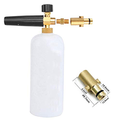 Snow Foam Lance Lanza de Espuma Ajustable 1L Botella Dispensador de Jabón Cañón de Espuma Boquilla Compatible con Nilfisk Gerni Series Pistola de Lava precio