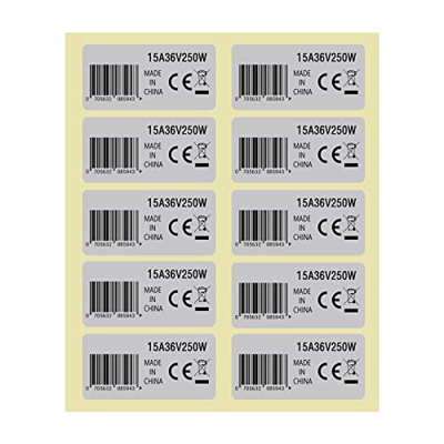 10 pegatinas para motor de entrenamiento medio: 15 A, 36 V, 250 W, motor impermeable, 4,2 x 2,1 cm, motor CE, etiquetas compatibles con BAFANG BBS02B 