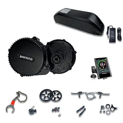 Bafang 36V 250/350 / 500W Bicicleta Eléctrica Motor Central BBS01B Kit de Conversión Motor Central con Batería de 36V 13/15.6/17.4/19.2 / 24Ah (Opcion