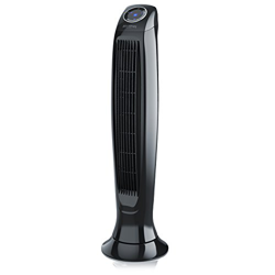 Brandson - Ventilador de Torre con Mando a Distancia - 60W - 3 Niveles de Temperatura LO Med HI - Temporizador, 3 Modos de Funcionamiento - Oscilación características