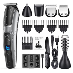 CHLANT Máquina Cortar Pelo Profesional, Cortapelos Hombre Afeitadora Corporal Hombre Barbero Hombre,12 en 1 Set de Multifunción Cortapelos USB Recarga precio