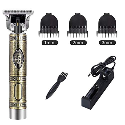Cortapelos Afeitadora Hombre Nariz Y Oreja Eléctrico Profesional Familiar Maquina Cortar Pelo Y Barba Trimmer Usb Sin Cable (pequeño, dorado (Buda)