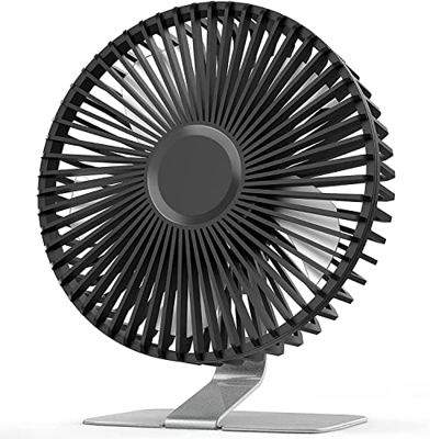Ventilador de Mesa USB de 15 cm, 4 Velocidades, Ventilador Ultra Silencioso, Ajustable en 90 °, Ventilador de Escritorio Portátil y Potente, Ventilado
