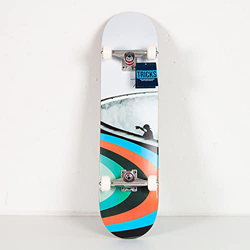 Tricks Bowl 7.87"x31.60" Complete Skateboard, Adultos Unisex, Multicolor (Multicolor), 7,87" x 31,60" características