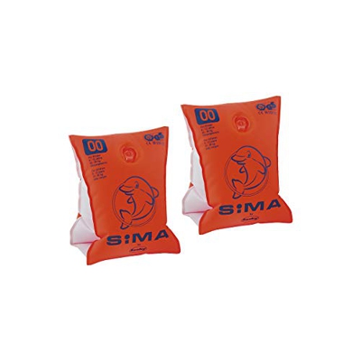 Sima - Manguitos (hasta 60 kg) orange-blau Talla:bis 15 kg