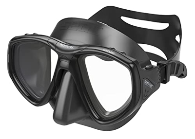 SEAC One Máscara, Unisex, Negro/Negro, No Talla