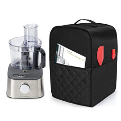Luxja Cubierta para Procesador de Alimentos, Cubierta Antipolvo para Procesador de Alimentos Kenwood, Cuenco de 2.1-3 Litros, Negro en oferta