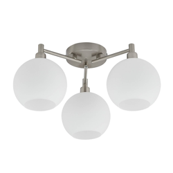Lindby Ladino plafón, 3 luces, opalino precio