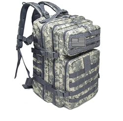 JGR SELECT Mochila Táctica 45L Militar - Impermeable, Gran Capacidad, Deportiva – Para Crossfit, Gimnasio, Supervivencia, Senderismo, Montaña, Caza, V en oferta