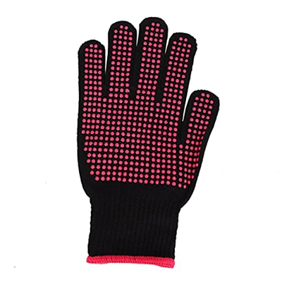 Luntus Double-Sided - Enderador del cabello Curling Tong - Guantes resistentes al calor - Guantes para peluquería - Guantes para barbacoa al aire libr