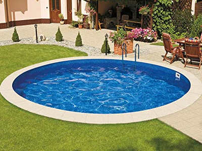 Mountfield AZURO Ibiza V6 - Piscina de pared de acero, redonda, diámetro 600 x 150 cm, con lámina interior, sin filtro