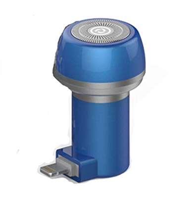 JUNSHUO Portátil Maquinilla de afeitar eléctrica para Hombres, Mujeres Recortadora de cabello de Viaje,Mini Depiladora Eléctrica,Teléfono Móvil Maquin