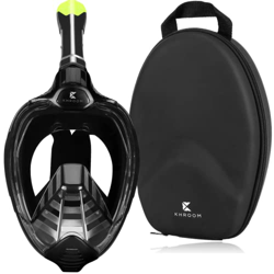 Khroom® Máscara de esnórquel Segura para CO2 Probada por DEKRA® máscara Facial Completa | Más Vendido 2019-2020-2021 | Seaview X - máscara de Buceo pa características