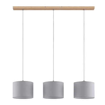Lindby Imarin lámpara colgante, 3 luces, gris