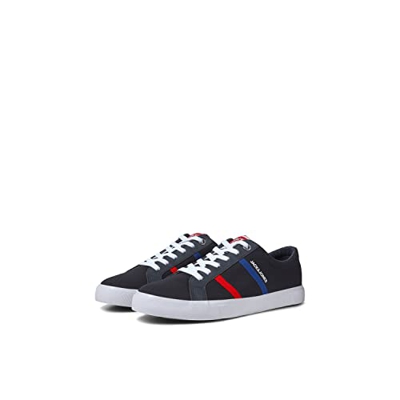 JACK & JONES Jfwwhistler Canvas Combo Noos, Zapatillas Hombre, Navy Blazer, 43 EU