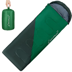 Clostnature Saco de Dormir Ligero para Acampar - Saco de Dormir Rectangular Casual al Aire Libre con Tamaño de Paquete Pequeño para Adultos, Mujeres,  características