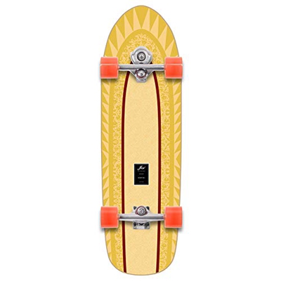YOW Kontiki 34" High Performance Series Surfskate Skateboard, Adultos Unisex, Multicolor (Multicolor), 10" x 34.0