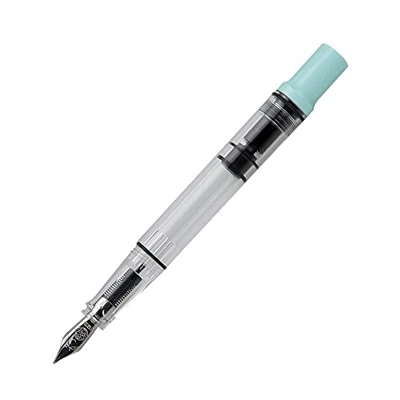 Twsbi ECO-T Mint Blue - Pluma estilográfica (punta F, edición especial)