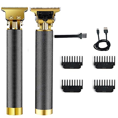 Cortapelos Hombre Máquina Cortapelo para Hombres Maquina de Cortar Pelo Hombre y 4 Peines Guía Recortador de Barba Inalámbrico y Carga USB Hair Trimme