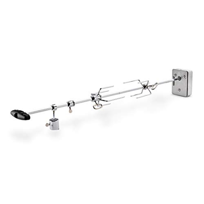 Taino Platinum Black - Pincho giratorio para barbacoa de gas, 90 – 110 cm, 220 – 240 V