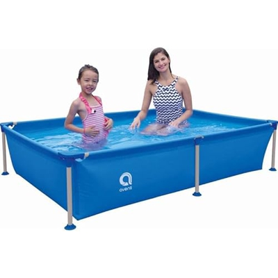 AVENLI 17803 - Piscina rectangular (127 x 188 x 42 cm), color azul