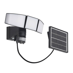 Prios Kalvito foco pared solar LED sensor, 3 luces características