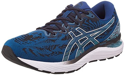 ASICS Gel-Cumulus 23, Running Shoe Hombre, Mako Blue Pure Silver, 42.5 EU