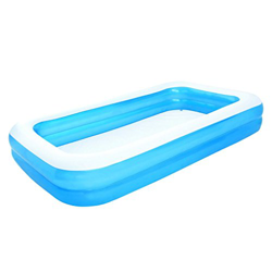 Docooler 850 L Bestway - Piscina Hinchable (Rectangular, 305 x 183 x 46 cm), Color Azul y Blanco en oferta