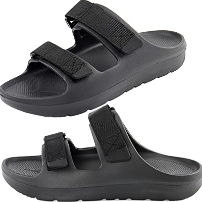 Sandalia Hombre, Sandalias Playa Hombres Verano Sandalias Deportivas Hombre Verano, 43 EU Negro