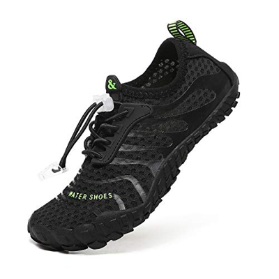 WOWEI Zapatos de Agua Niños Verano Antideslizante Secado Rápido Escarpines de Descalza para Deportes Acuáticos Buceo Playa Natación Snorkel Surfeando,