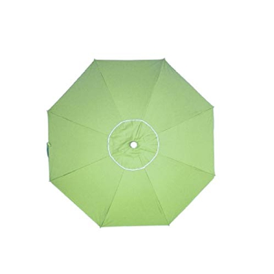 Pincho Sombrilla 240 cm Tela de poliéster con Protección Solar UPF50+ (bloquea 99% de Rayos UV),Sombrilla de Playa/jardín de Aluminio de 2,4 m de diám