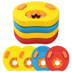 Flintronic 8Pcs Manguitos de Flotador de Natación para Niños Discos Desmontables,Infantil Conjunto de Piscina de Anillo de Brazo de Natación para Apre precio
