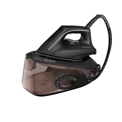 Rowenta Easy Steam VR5120 - Centro planchado alta presión 5,4 bares, golpe de vapor de 210 g/min, vapor continuo de 110 g/min suela Airglide con depós