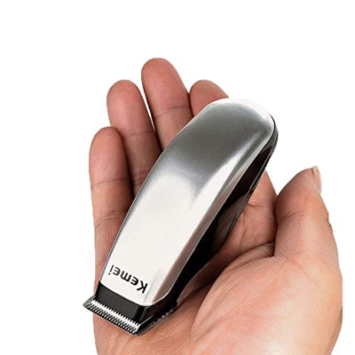 KEMEI Cortadora de pelo sin cuerda Mini cortadora de pelo cortadora de barba para hombres para hombres herramientas de estilo