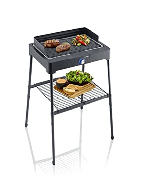 Severin PG 8568 Barbacoa con Patas y Placa de Parrilla