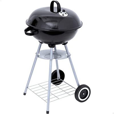 AKTIVE 52971 - Barbacoa carbón con Tapa Redonda