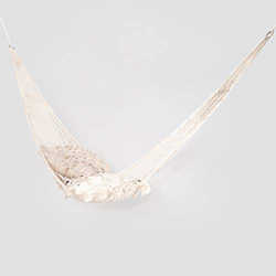 SKLUM Hamaca Colgante de Jardín Umer Algodón Sintético Blanco Roto características